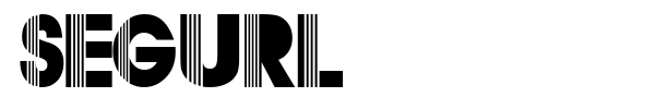 Segurl font preview